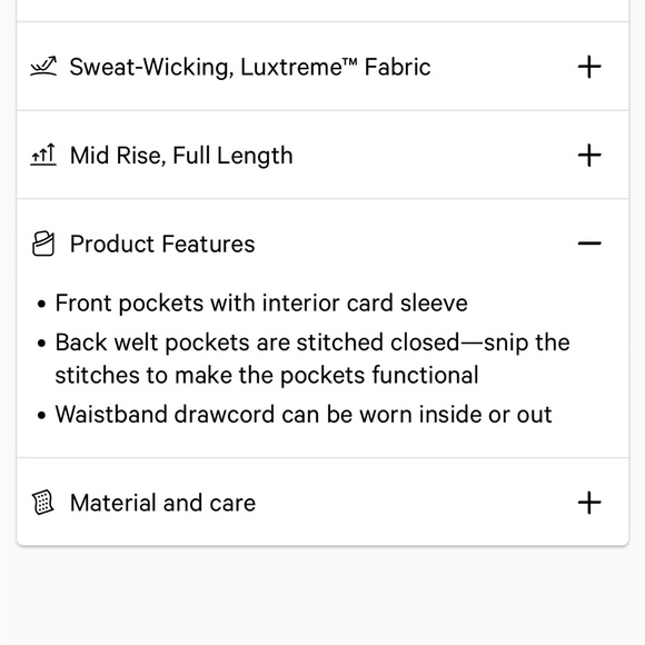 NWT Lululemon Straight-Leg Mid-Rise Pant Luxtreme
Regular - Picture 9 of 10
